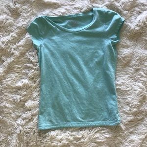 Blue tee